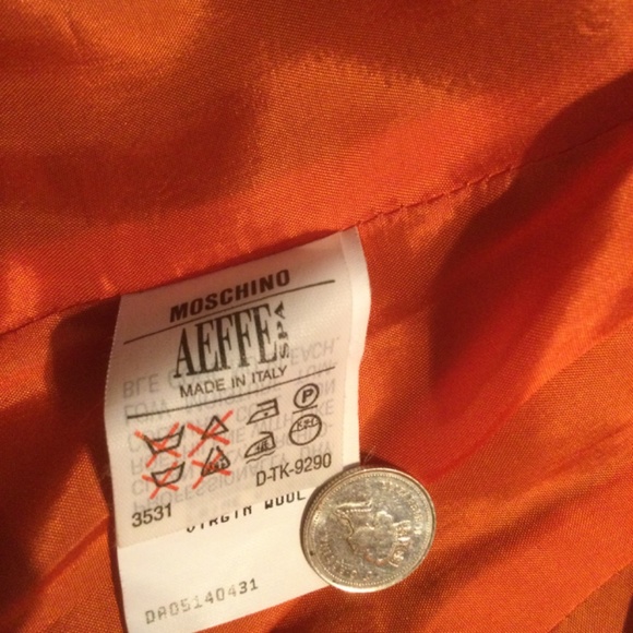 Moschino Couture Vintage 1980’s Wool Blazer - Picture 3 of 6